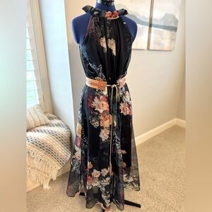Floral Maxi Dress by Joy EnvyLand. New, with tags. Small.